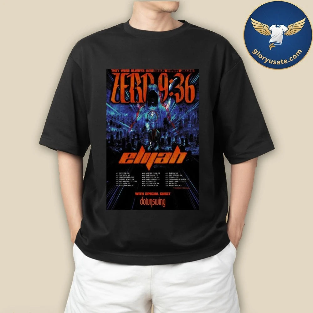 Zero 9 36 The Were Always Here USA Tour 2026 Poster Shirt