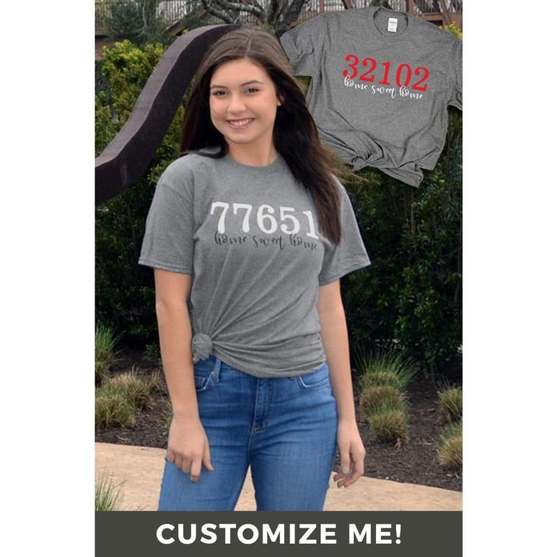 Zip Code T-Shirt Hoodie, Sweatshirt | TeeBloomCo.com
