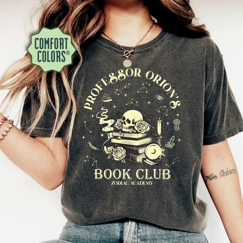 Zodiac Academy Comfort Colors T Shirt, Celestial Heirs T-Shirt, Zodiac Academy Gift, Dante Oscura, Caroline Peckham...