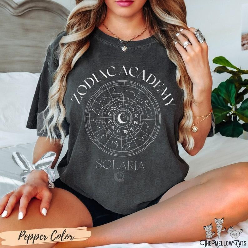 Zodiac Academy Solaria Shirt tee, Lance Orion LIZENZIERTES ZA Merch Tory Darcy Vega Twins Darius Acrux Caroline Peckham...