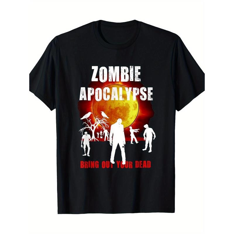 Zombie Apocalypse Halloween Horror T-shirt Made in USA Hoodie, Sweatshirt | TeeBloomCo.com