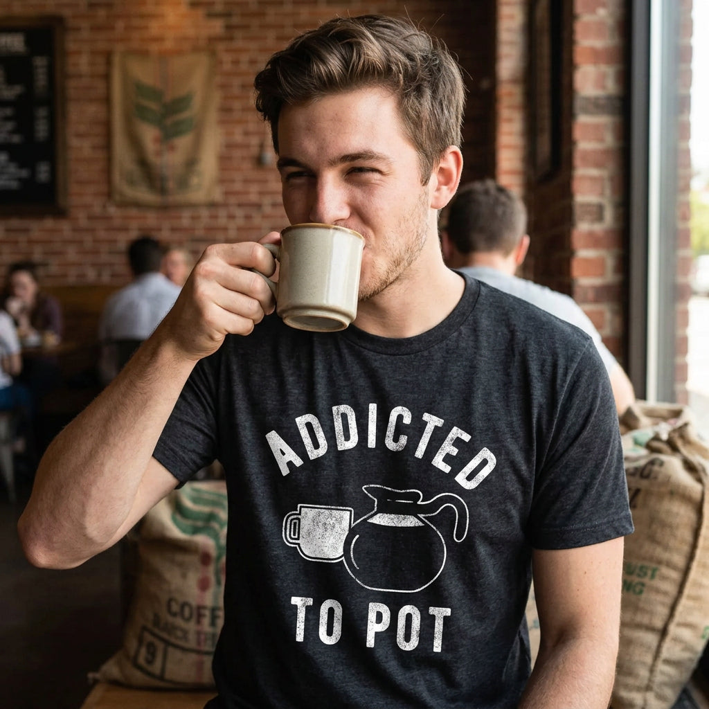 Addicted To Pot Men's T Shirt