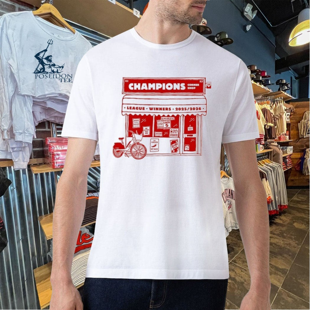 Afc Champions Corner Shop League Winners 2025 2026 T-shirt