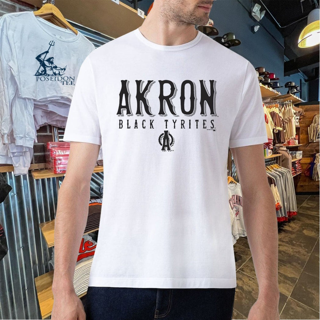 Akron Rubberducks Black Tyrites T-shirt