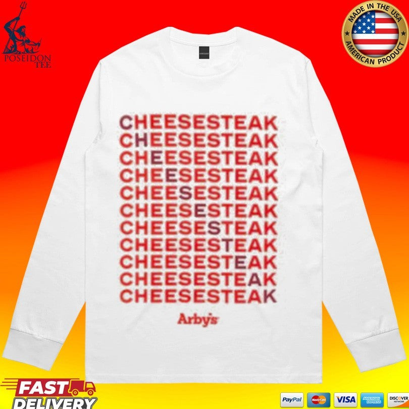 Arby’s Cheesesteak Maroon T-shirt