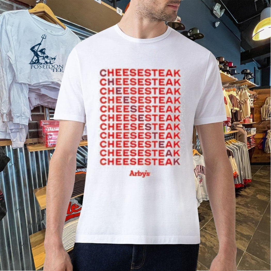 Arby’s Cheesesteak Maroon T-shirt