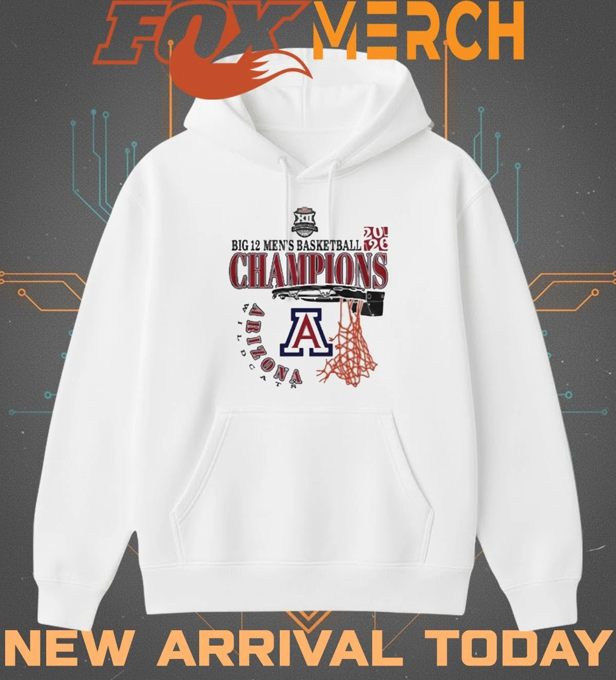 Arizona Wildcats 2026 Big 12 Men’s Basketball Champions t-shirt