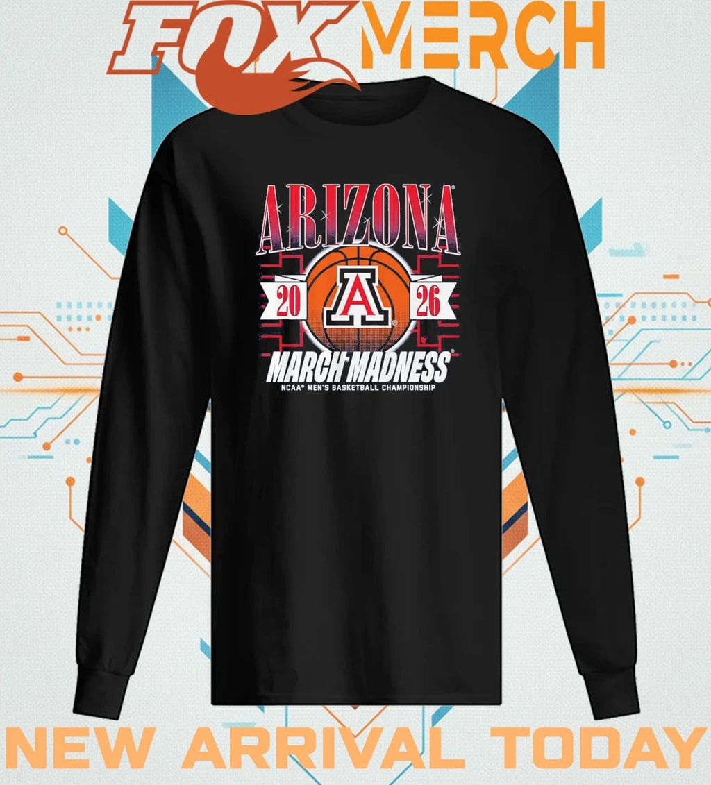 Arizona Wildcats Men’s Basketball 2026 March Madness t-shirt