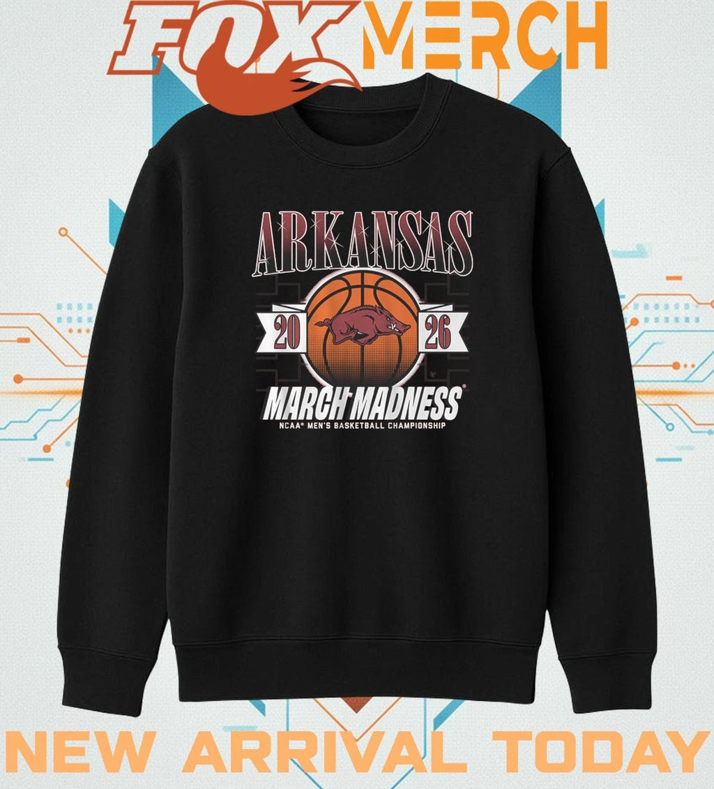 Arkansas Razorbacks Men’s Basketball 2026 March Madness t-shirt