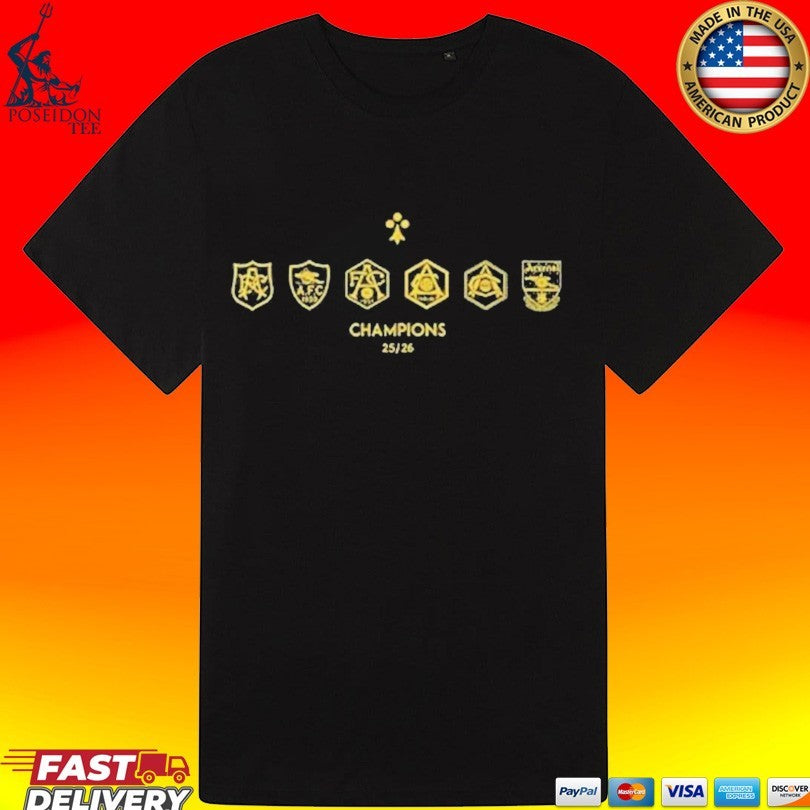 Arsenal Uefa Champions League 2025 2026 T-shirt