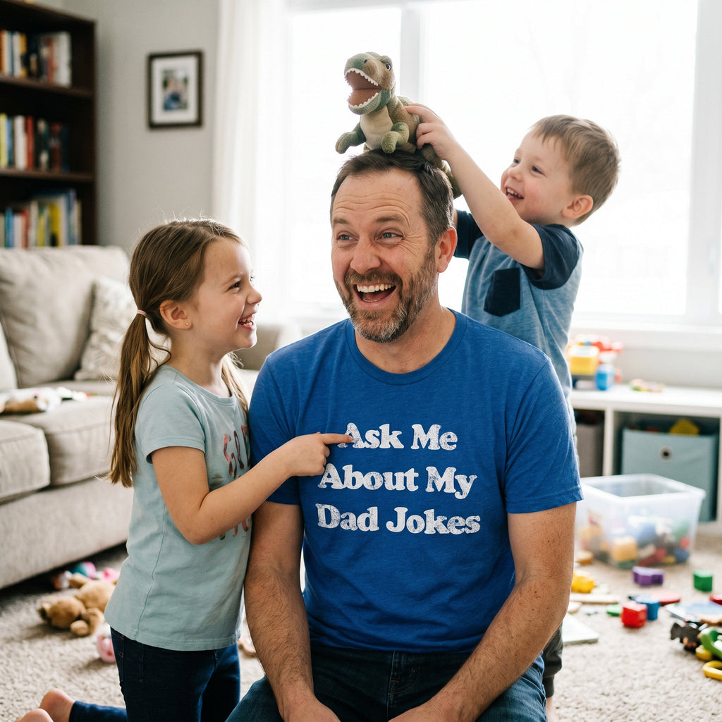 Ask Me About My Dad Jokes Men's T Shirt