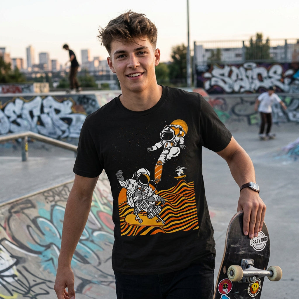 Astronaut Skater Men's T Shirt