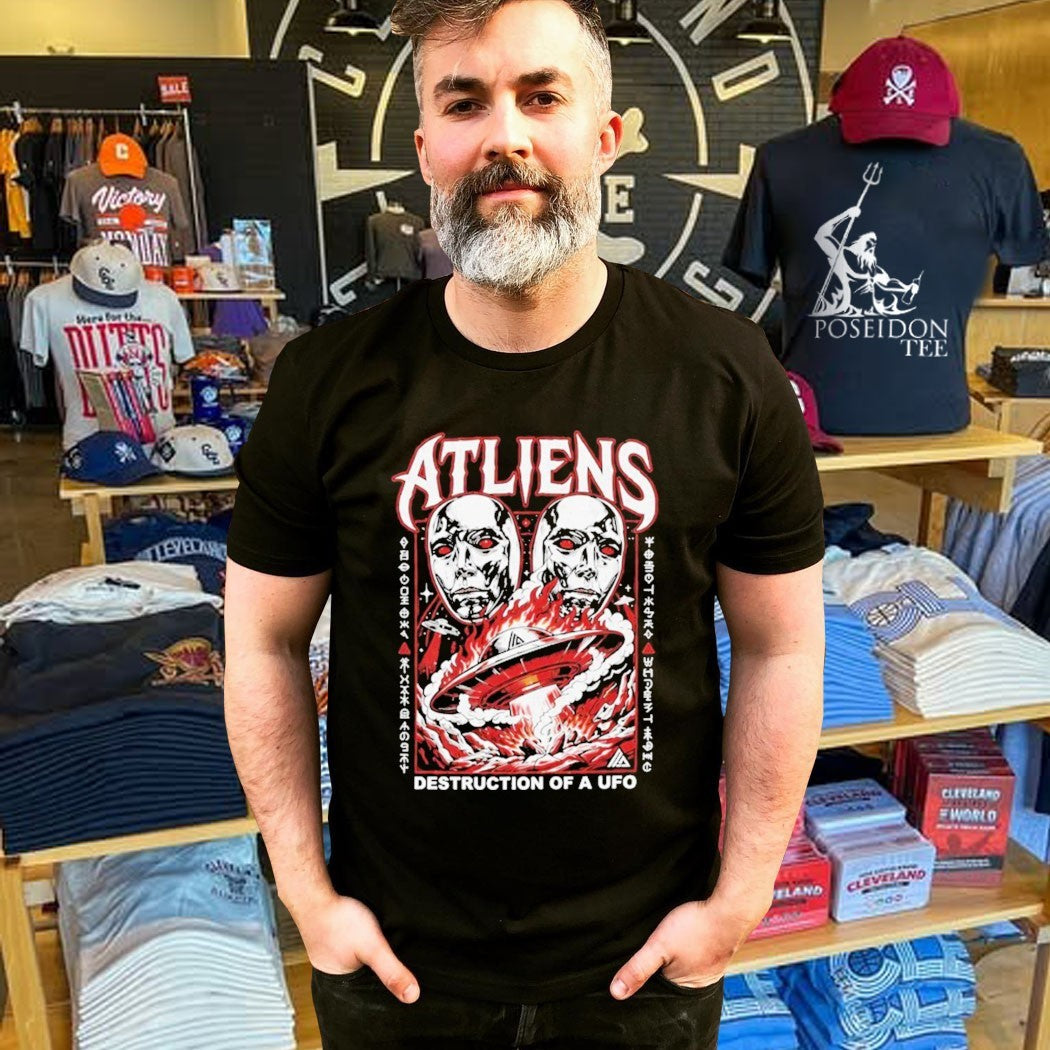 Atliens Destruction Of A Ufo T-shirt