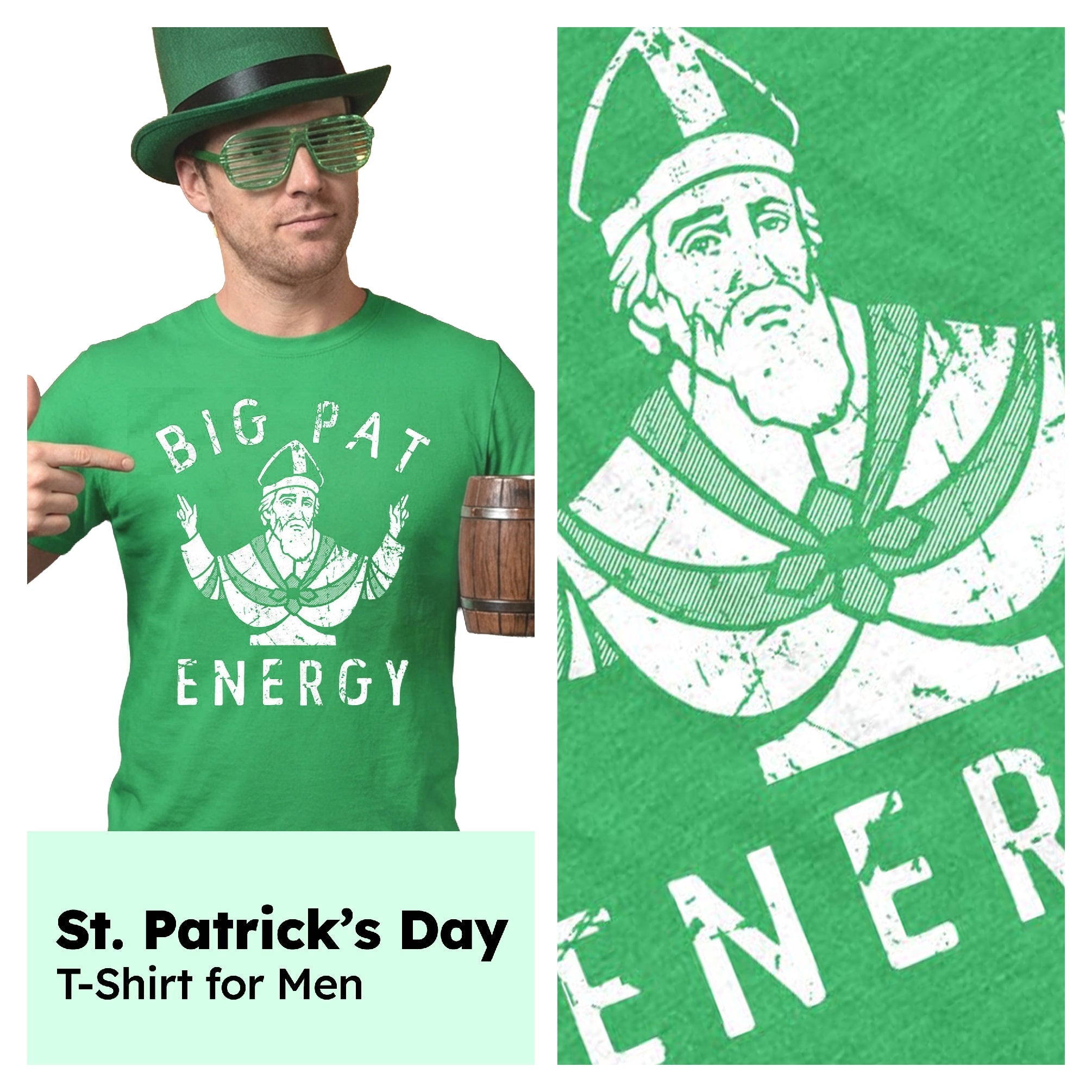 Big Pat Energy Men's T Shirt