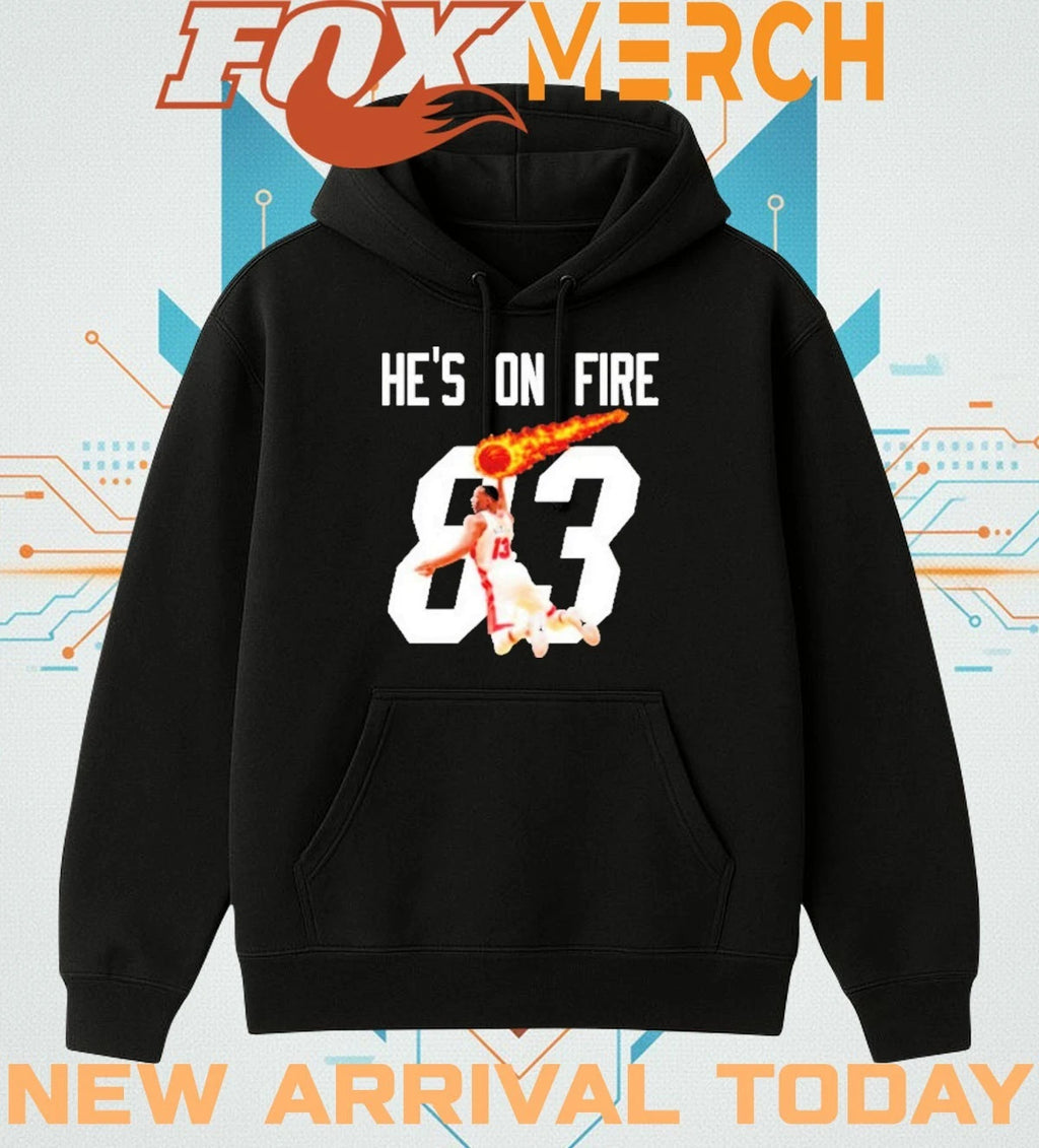 Bam Adebayo 83 points he’s on fire t-shirt