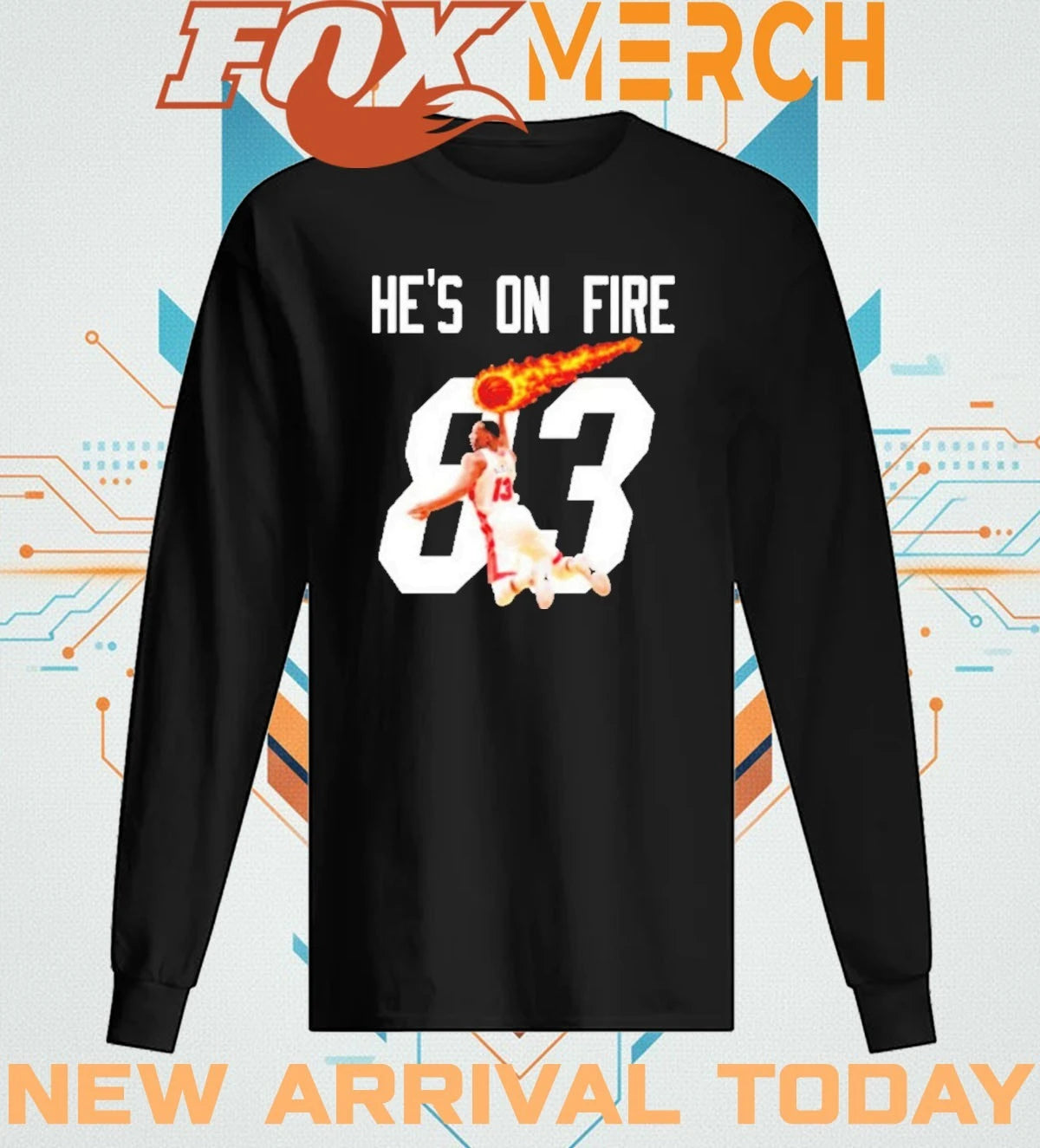 Bam Adebayo 83 points he’s on fire t-shirt