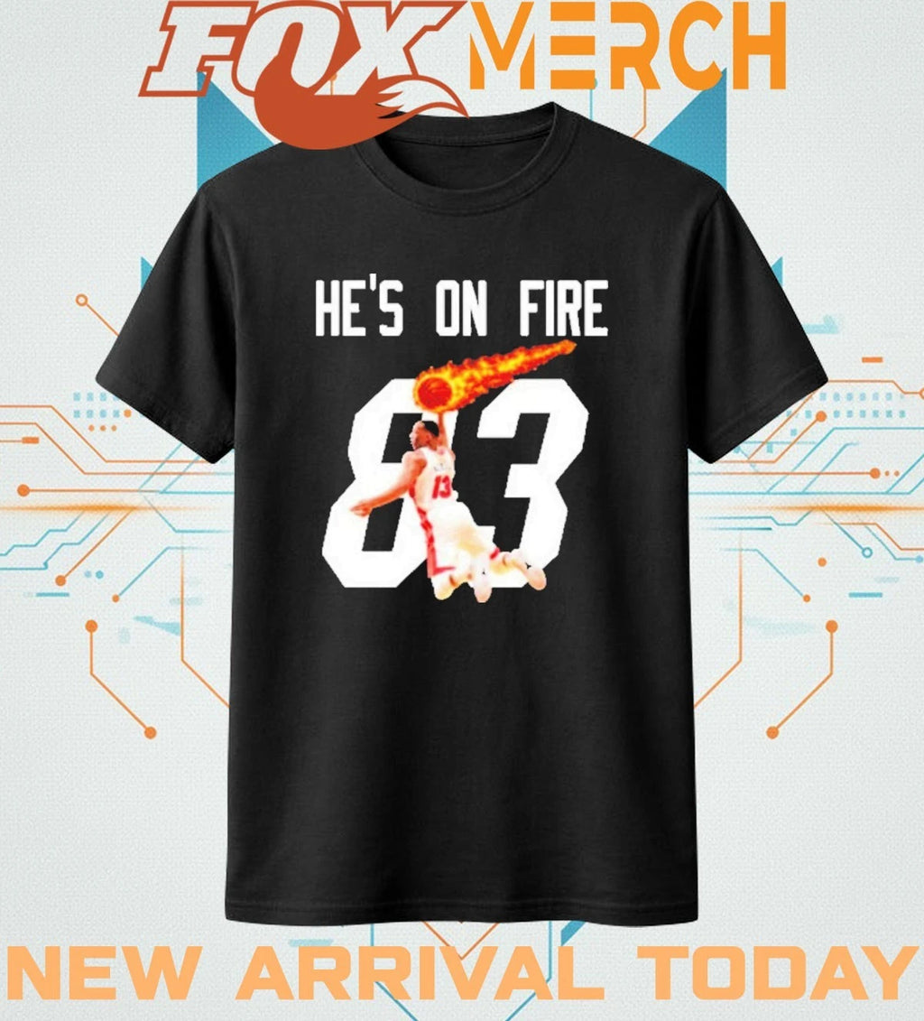Bam Adebayo 83 points he’s on fire t-shirt