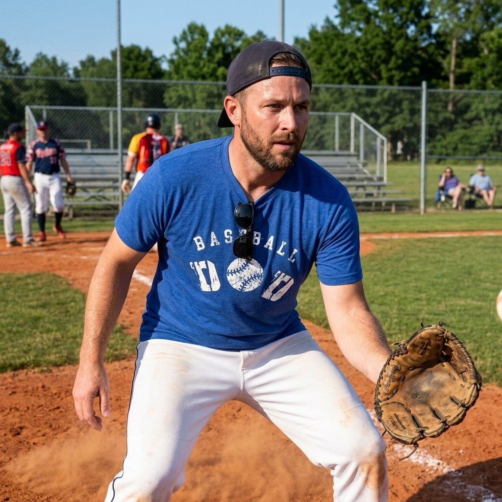 Baseball Dad Men's T Shirt