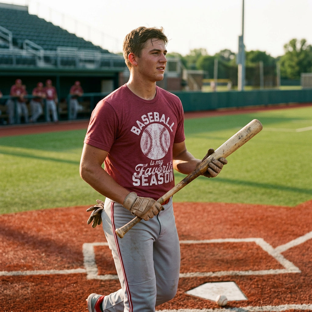 Baseball Is My Favorite Season Men's T Shirt