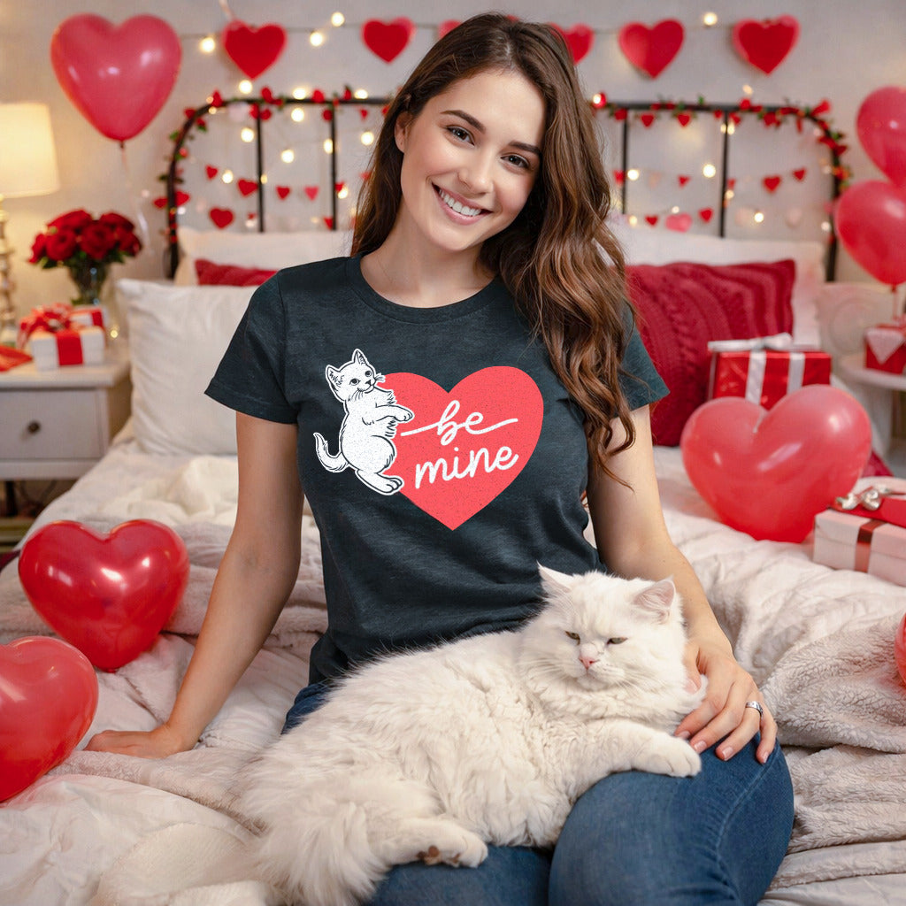 Be Mine Cat Women's T Shirt
