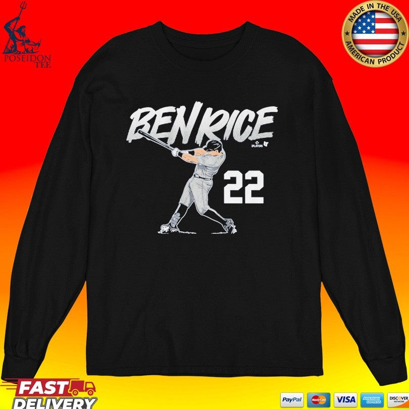 Ben Rice Slugger Swing Number Shirt