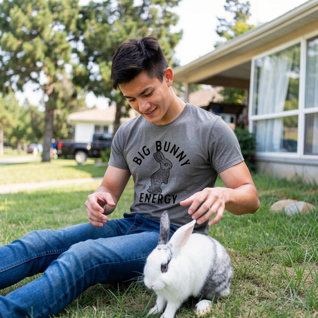 Big Bunny Energy Men's T Shirt
