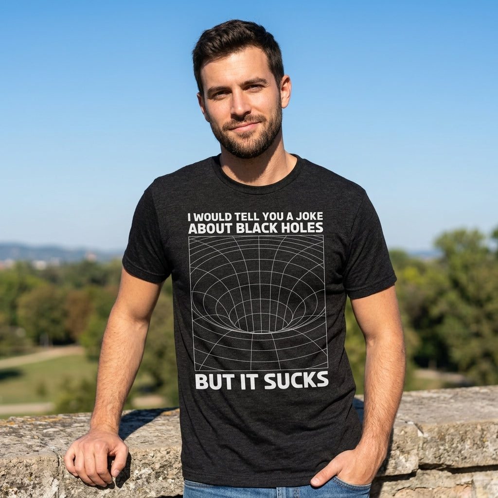 I Would Tell You About Black Holes But It Sucks Men's T Shirt