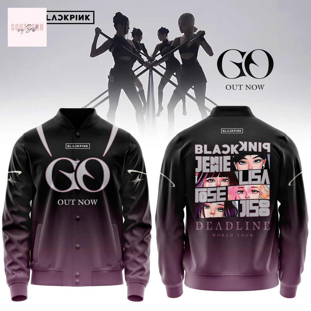BlackPink Go Out Now Deadline World Tour Baseball Jacket