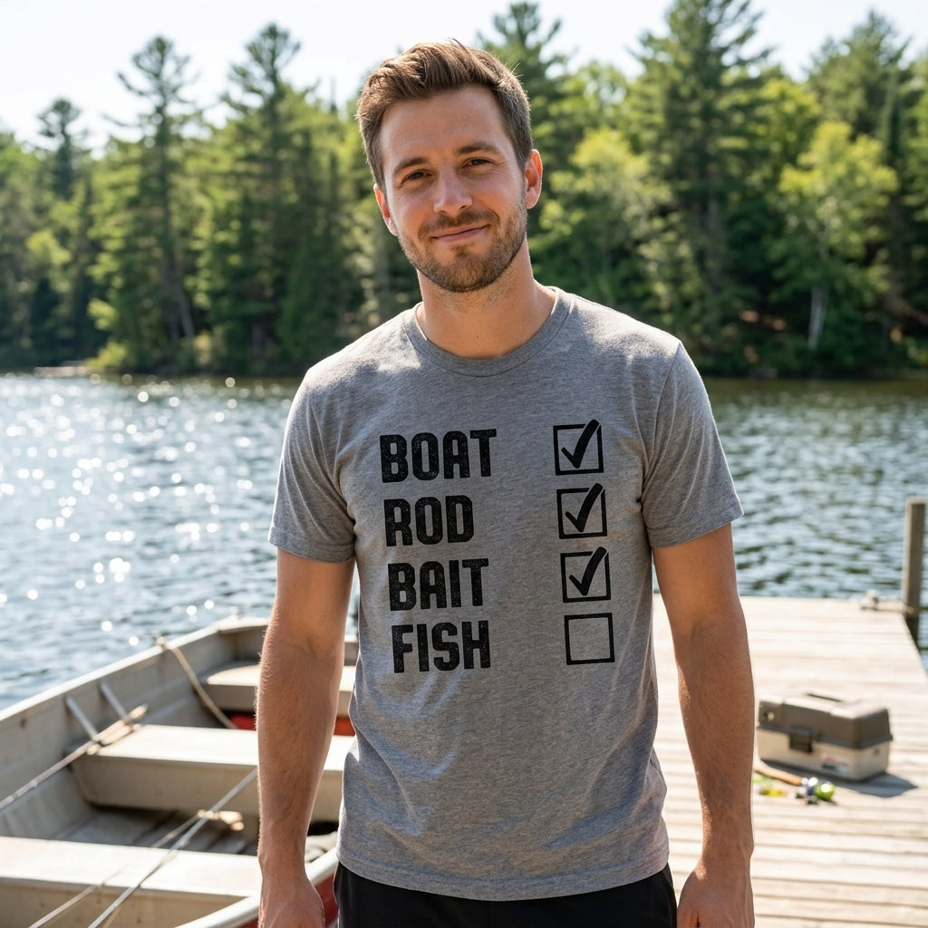 Fishing List Men's T Shirt