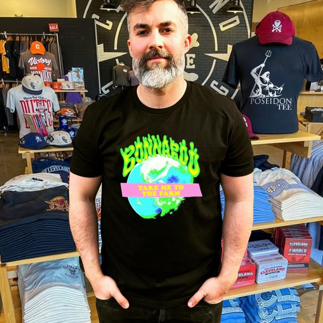 Bonnaroo Take Me To The Farm Imogene Willie X Roo Globe T-shirt