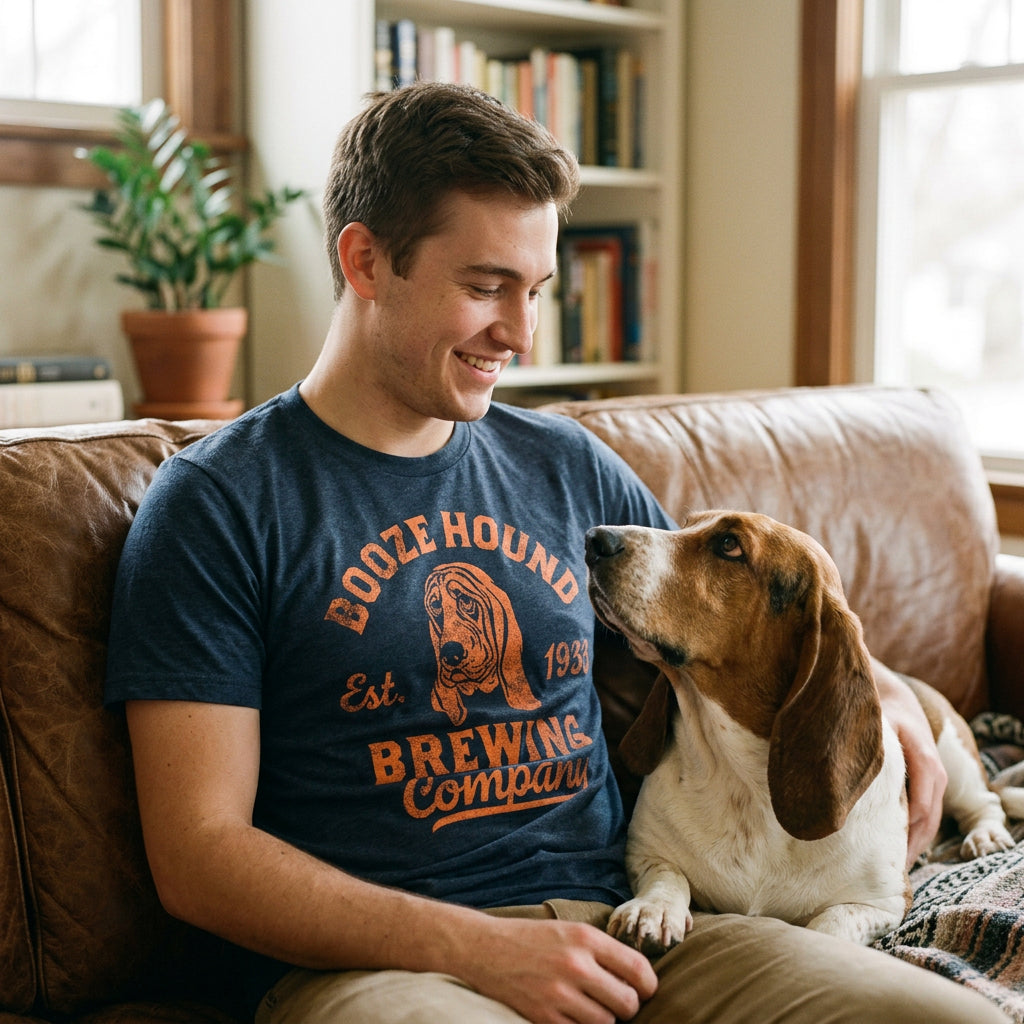 Booze Hound Brewing Company Men's T Shirt