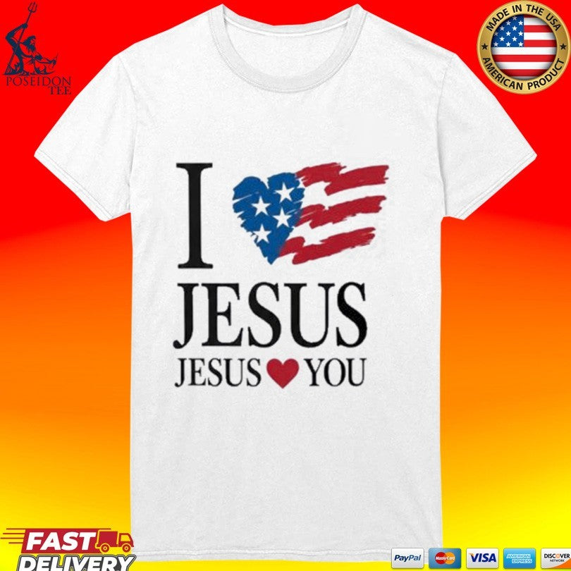 Bryce Crawfor I Love Jesus T-shirt