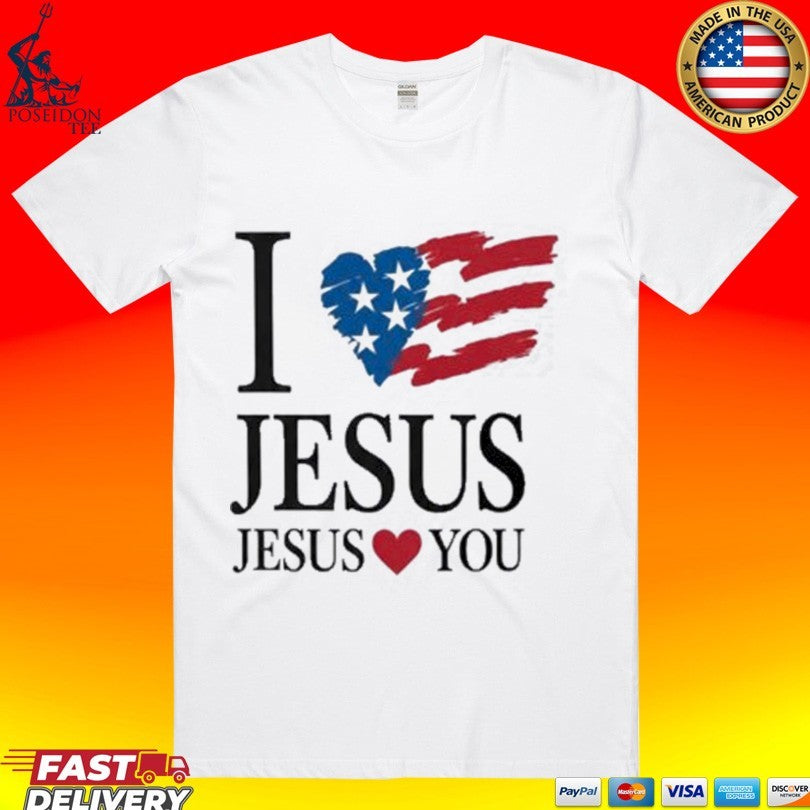 Bryce Crawfor I Love Jesus T-shirt