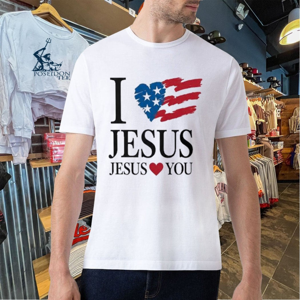 Bryce Crawfor I Love Jesus T-shirt
