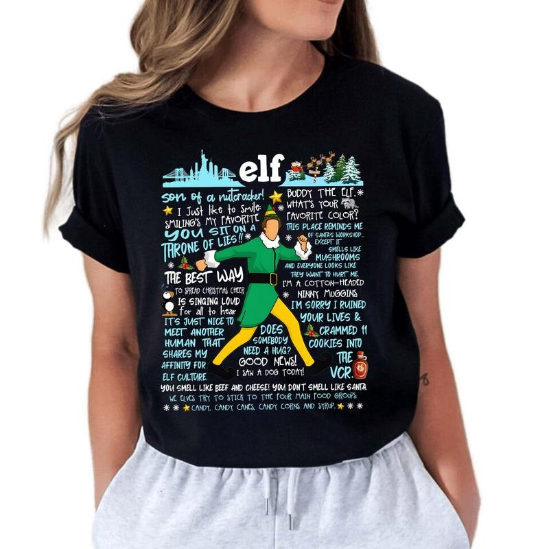 buddy the elf t shirt Hoodie, Sweatshirt | TeeBloomCo.com