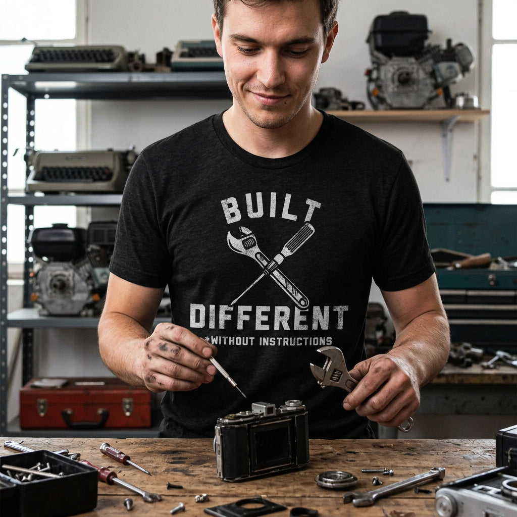 Built Different Without Instructions Men's T Shirt