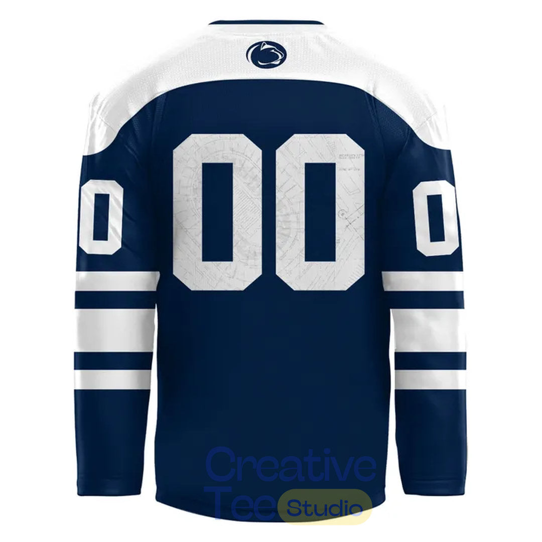 Penn State Nittany Lions 2026 Beaver Stadium Game Custom Hockey Jersey