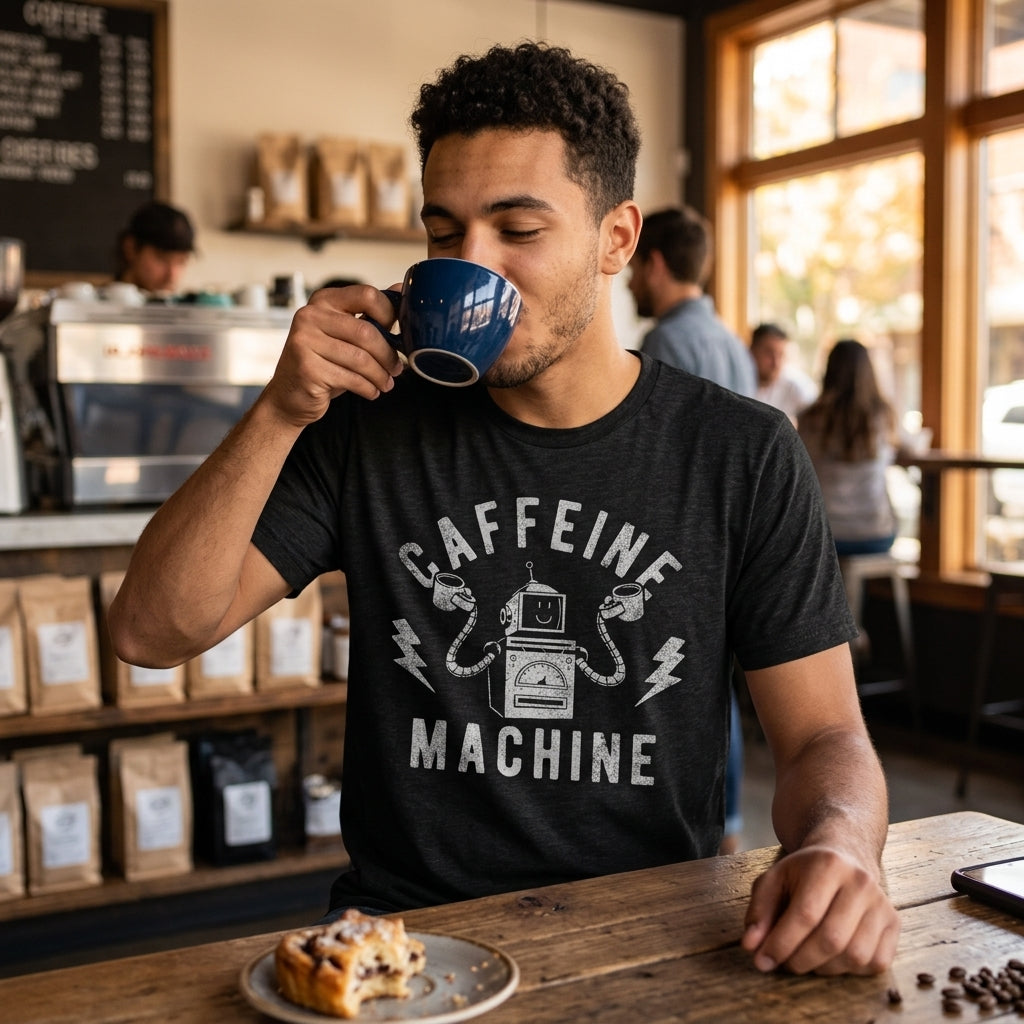Caffeine Machine Men's T Shirt
