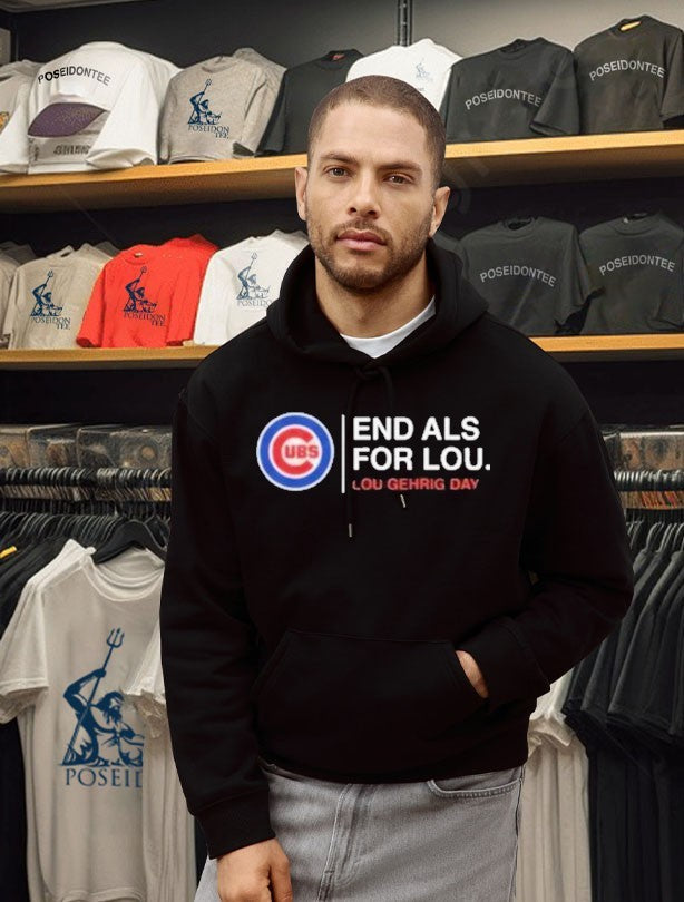 Chicago Cubs End ALS Lou Gehrig Day T-shirt