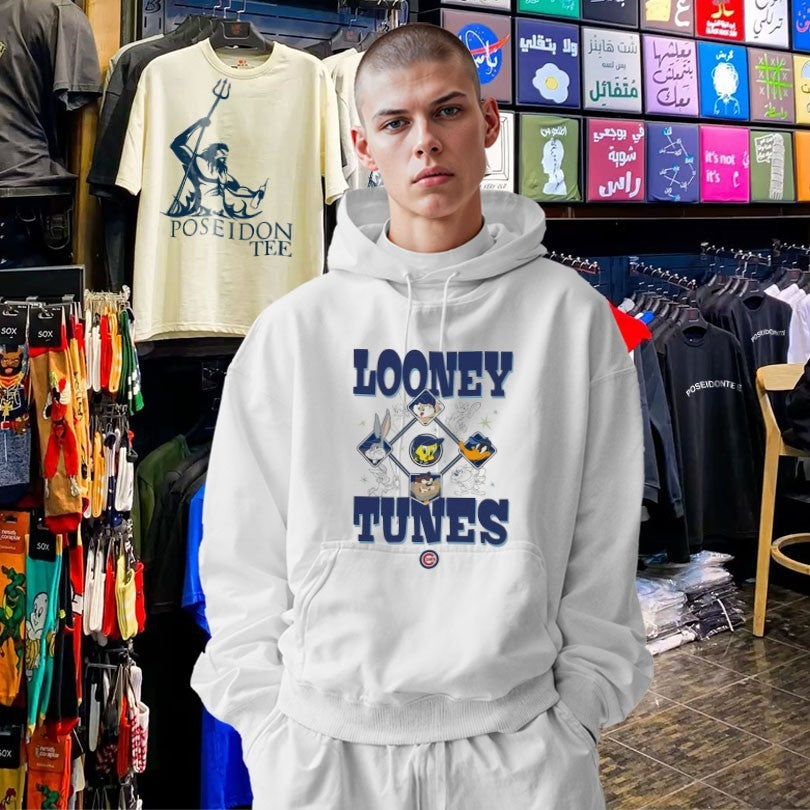Chicago Cubs New Era Looney Tunes T-shirt