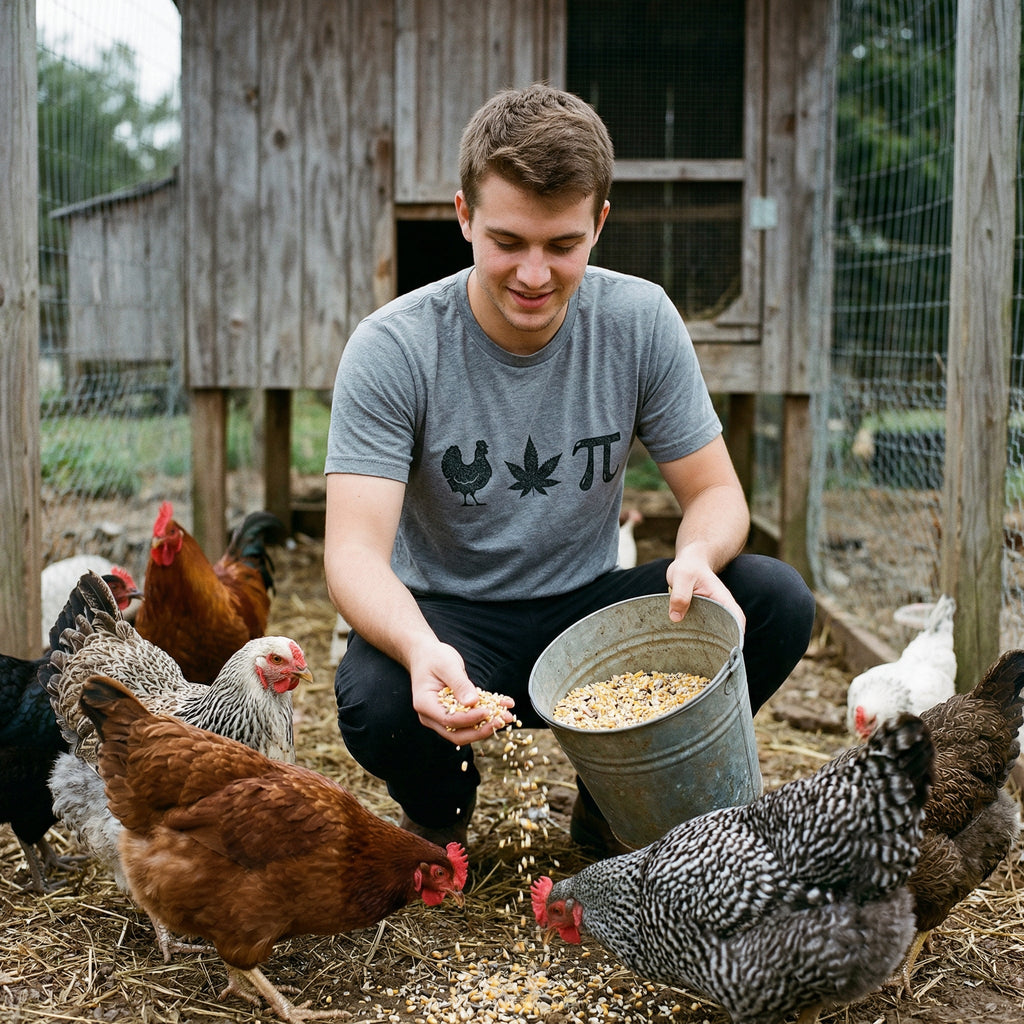 Chicken Pot Pi Men's T Shirt