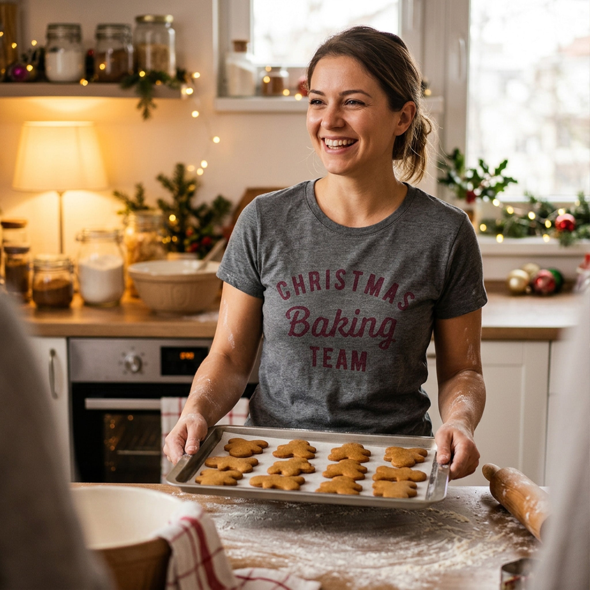 Christmas Baking Team Women's T Shirt