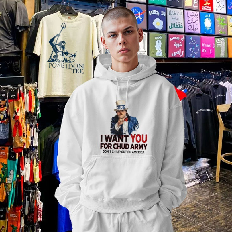 Chud The Builder I Want You For Chud Army T-shirt