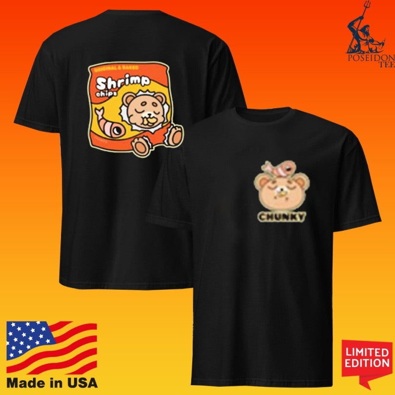 Chunky Shrimp Chip Bear T-shirt