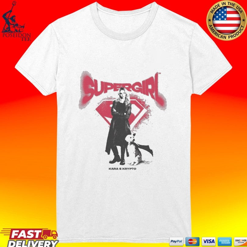 Cinemark Supergirl Kara And Krypto T-shirt