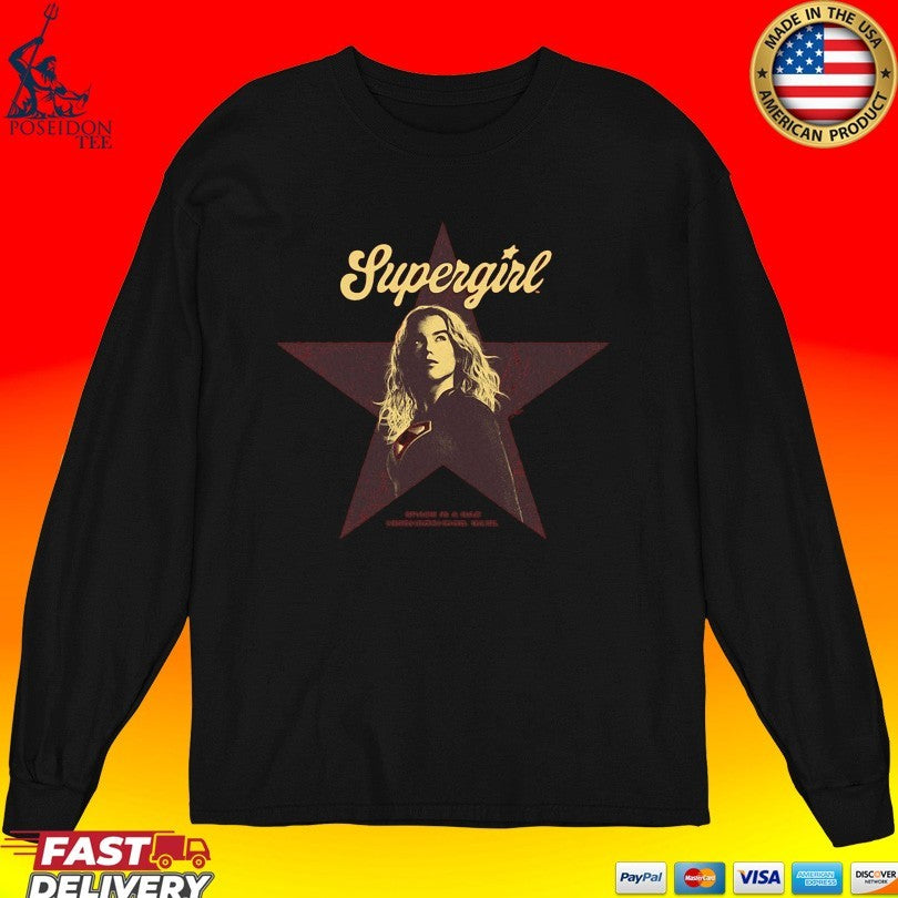 Cinemark Supergirl Space Is A Bad Neighborhood Babe T-shirt