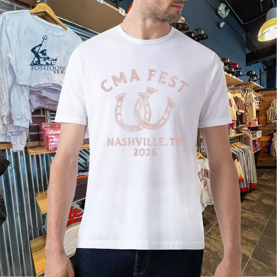 CMA Fest Nashville TN 2026 Horseshoe T-shirt