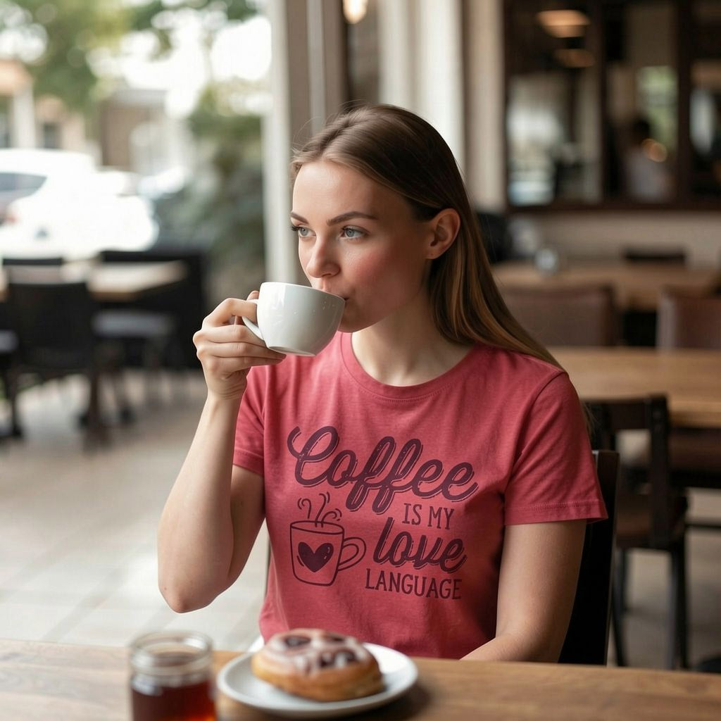 Coffee Is My Love Language Women's T Shirt