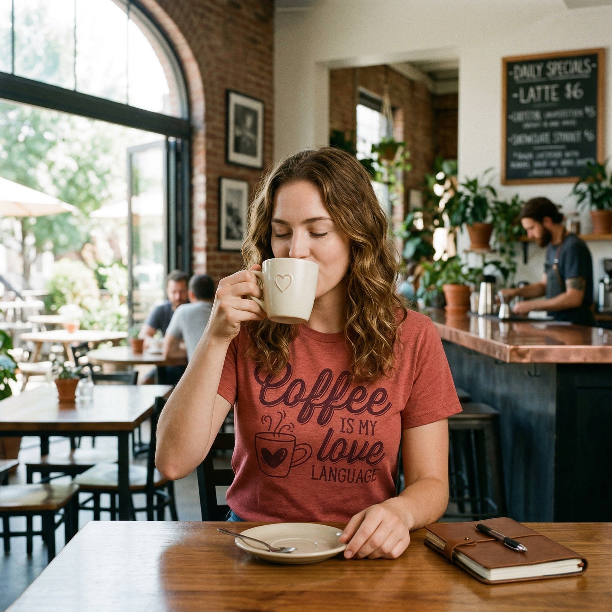 Coffee Is My Love Language Women's T Shirt