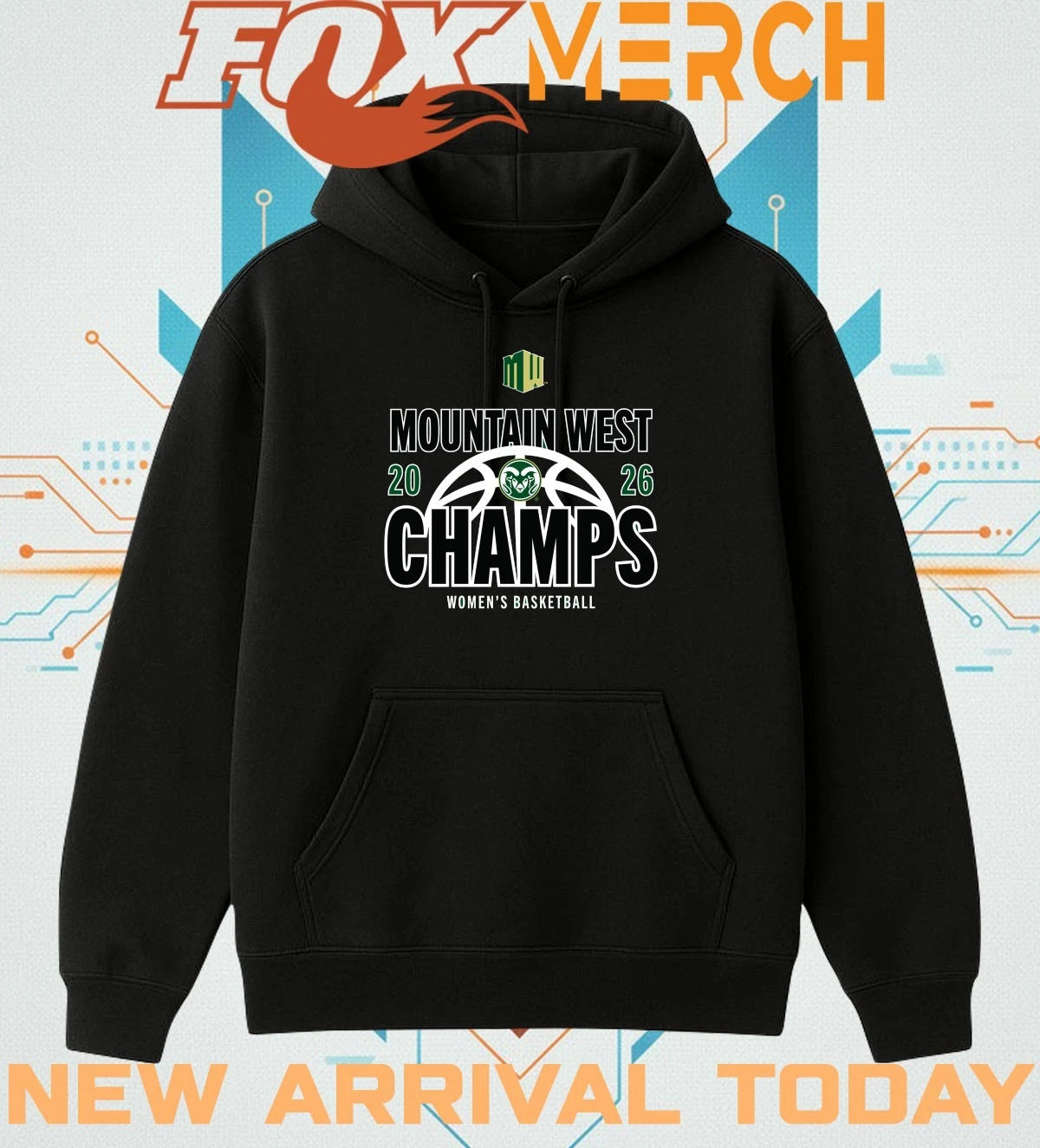 Colorado State Rams Women’s Basketball 2026 Mountain West Champs t-shirt